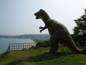 潮風の丘とまりの恐竜
