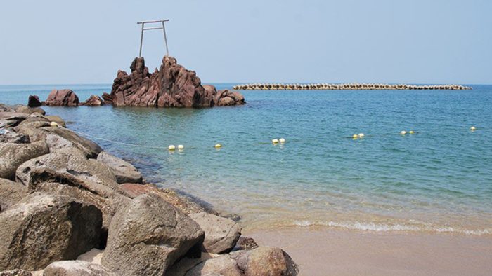 鳥取県湯梨浜町のはわい海水浴場